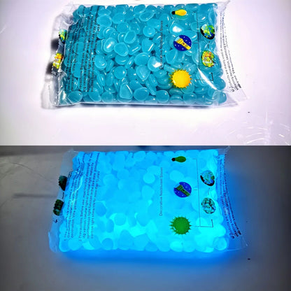 glow colored stone