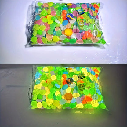 glow colored stone