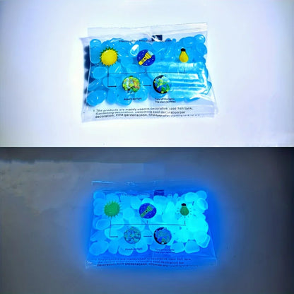 glow colored stone