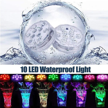 Swim In Color: Submersible LED Lights with RF Remote