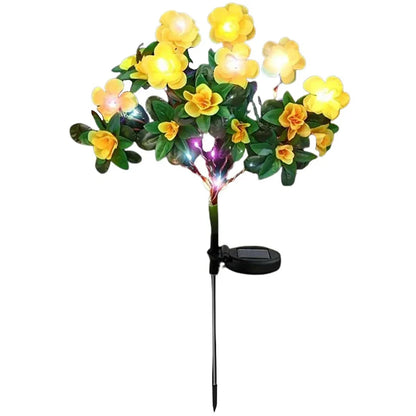Glow your garden: solar led flowers
