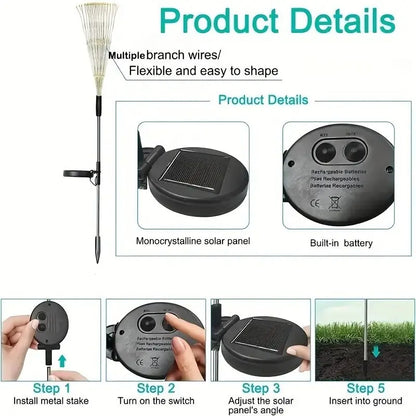 Solar Powered String Lamp Tree