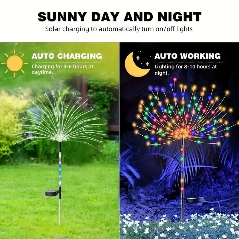 Solar Powered String Lamp Tree