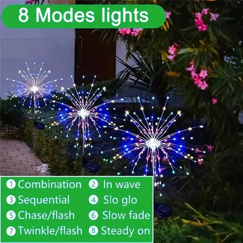 Solar Powered String Lamp Tree