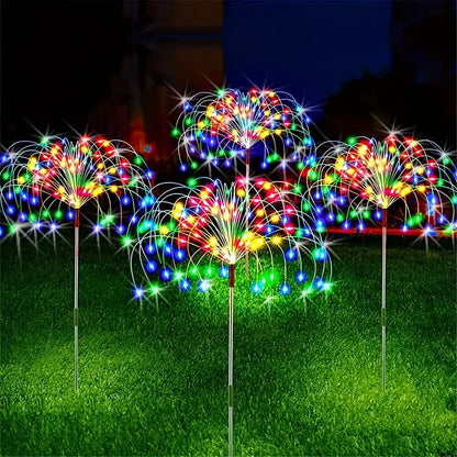 Solar Powered String Lamp Tree