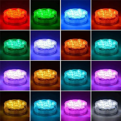 Swim In Color: Submersible LED Lights with RF Remote