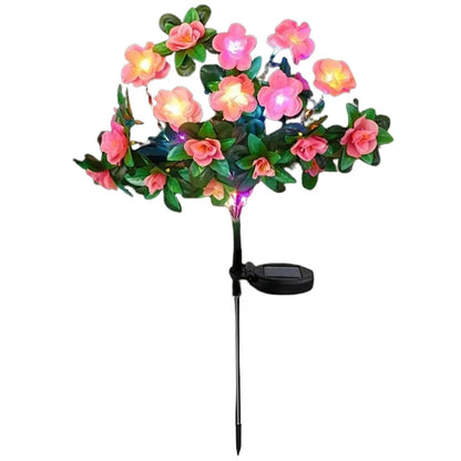 Glow your garden: solar led flowers