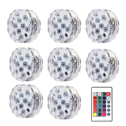 Swim In Color: Submersible LED Lights with RF Remote