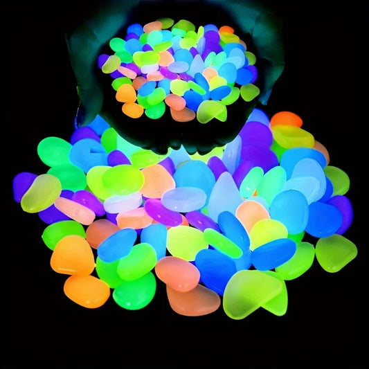 glow colored stone