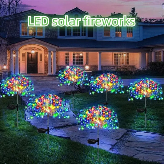 Solar Powered String Lamp Tree